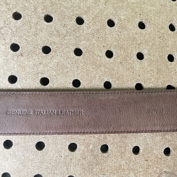 Joseph Bruce Leather Belt Men Size 34/90 Brown Genuine Italian J0703T MINT - Picture 7 of 8